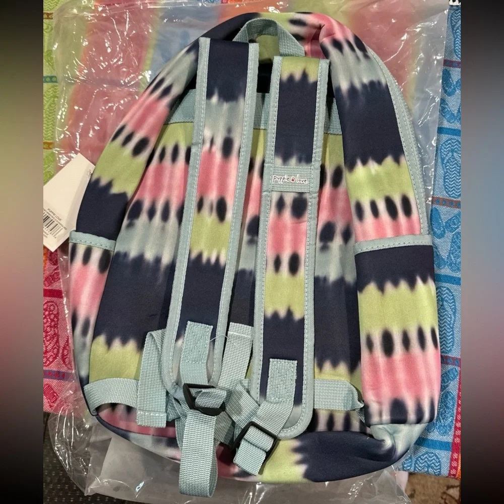 Puppie Love tie dye  Backpack